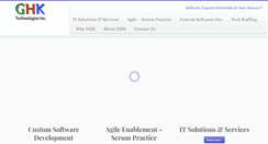 Desktop Screenshot of ghktech.com